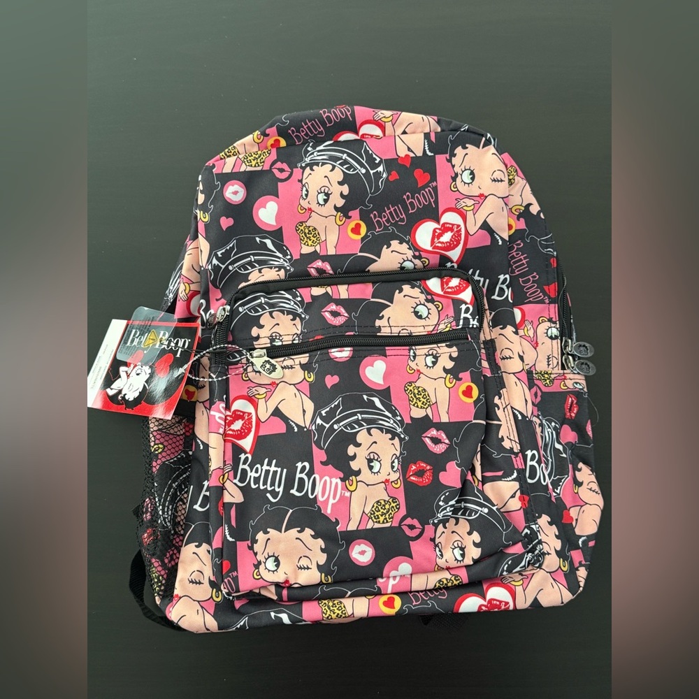 Nwt Betty Boop Graphic Backpack